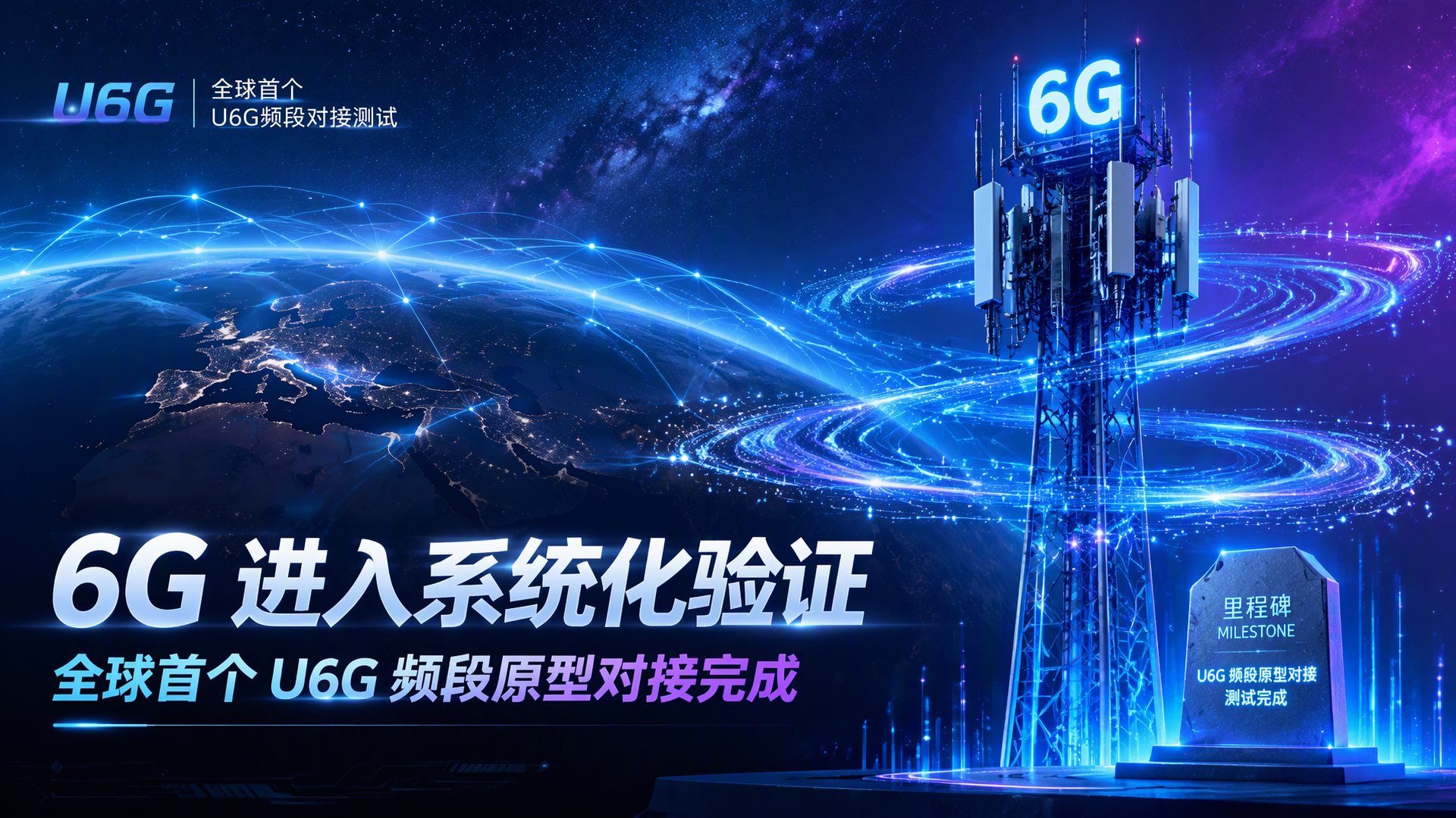 全球首个 U6G 频段 6G 原型对接完成，6G 进入系统化验证-淘靓机